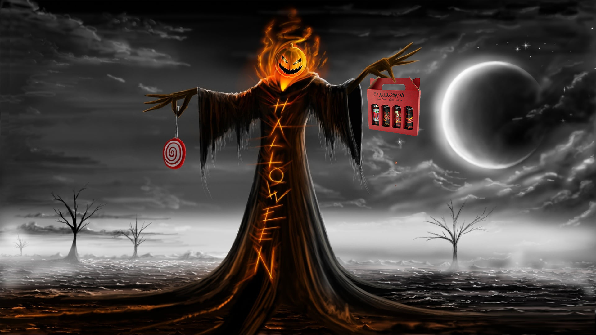 l Halloween chutná s chilli dárkem pořádně ostře!