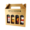Chilli omáčky Dárkové Balení Hnědé 4x 100 ml