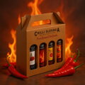 Chilli omáčky Dárkové Balení Hnědé 4x 100 ml