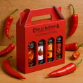 Chilli omáčky Dárkové Balení Červené 4x 100 ml