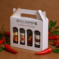 Chilli omáčky Dárkové Balení Bílé 4x 100 ml
