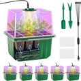 GROW BOX (2x12) s 2x LED osvětlením, 2x 12-místný box + 30 semínek chilli