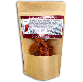 Sušené chilli papričky celé Jolokia 10g