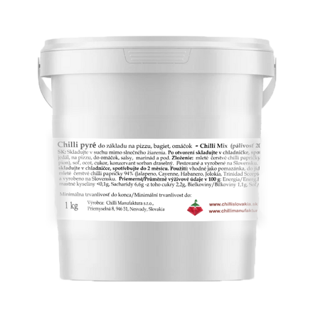 Chilli Pyré Gastro 1kg  (MEDIUM HOT)