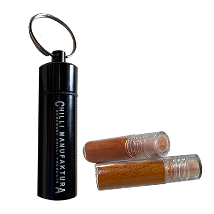 Klíčenka CM černá + Jalapeno a Cayenne (MILD HOT)