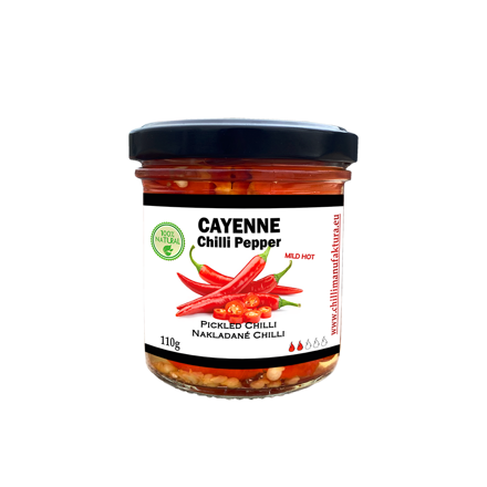 Nakládané Cayenne, krájené 110g