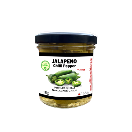 Nakládané zelené Jalapeno, krájené 110g