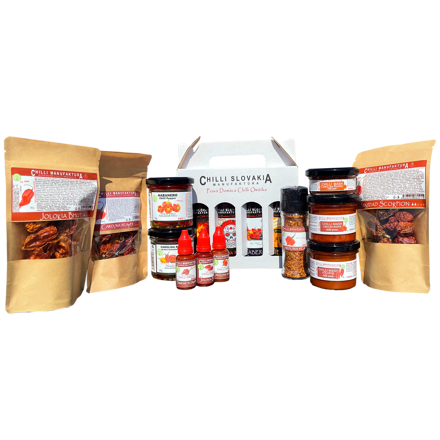 EXTRA HOT výhodný chilli set 16-dílný