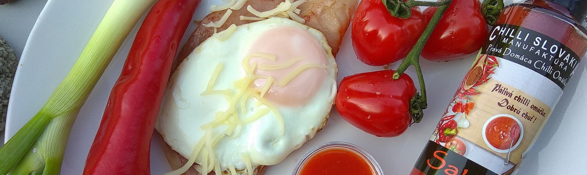 salsa ham end eggs
