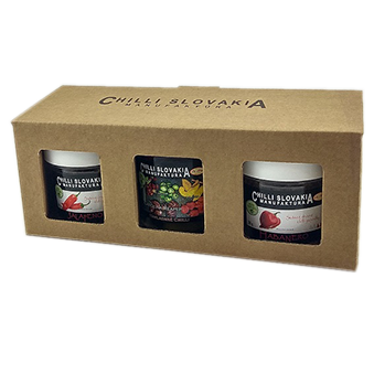 Chilli 1x Nakládané a 2x drcené sušené chilli
